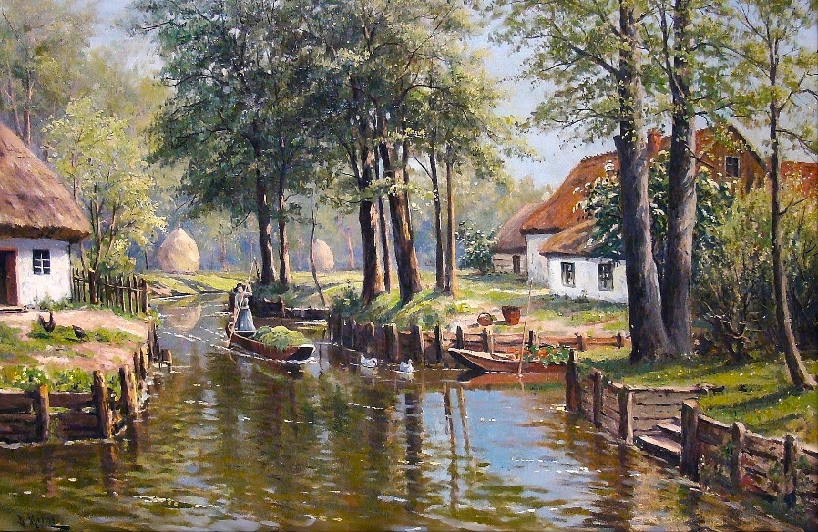 Bruno Moras – „Blick in den Spreewald" (Wikimedia Commons)