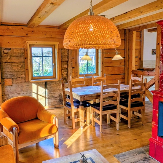 Ferienhaus »Haus anno 1750« - Viel Licht im Wohnbereich