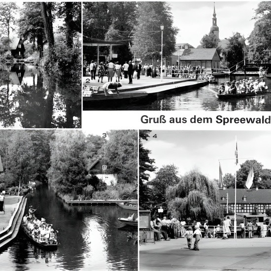 Postkarte 1983 Gruß aus dem Spreewald