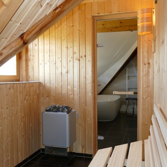 Ferienhaus »Haus anno 1750« - Unsere Sauna für Ihr Wohlbefinden