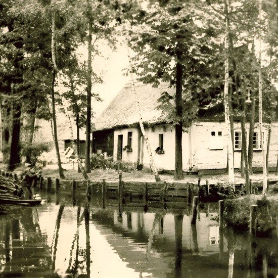 Postkarte 1957 Holztransport
